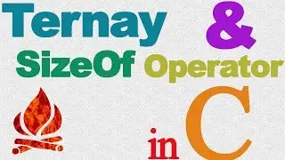 Ternary  or Conditional Operator in C | SizeOf Operator in C || C Programming Tutorial- Rapid Tutor