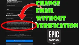 How To Change Your Epic Games Email And Password Without Verification! (UPDATED JULY 2023)