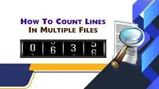 How to count lines in multiple files | Line counter