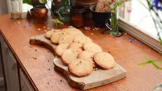 Chamomile Lemon Butter Cookies | Calming Summer Recipe