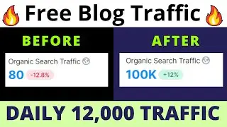 How to Increase Blog Traffic 😍 Blog Traffic Kaise Badhaye | Increase Website Traffic | Free Traffic