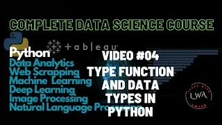 Type Function and Data Types in Python #04