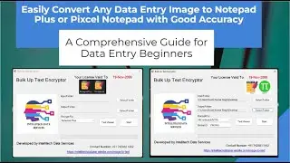 Easily Convert Any Data Entry Image to Notepad Plus or Pixcel Notepad with Good Accuracy.wrt .nts