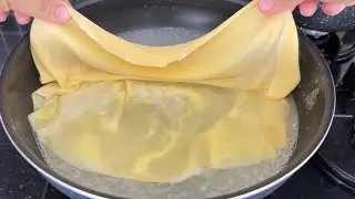 Put the dough in boiling water! The result will surprise you! My grandmother told me this secret.