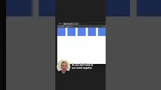 use the gap css property more please
