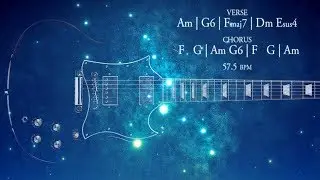 Space Rock Ballad Guitar Backing Track A Minor Jam