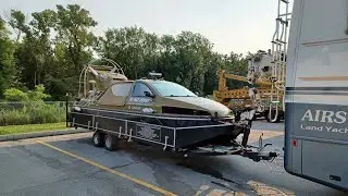 Hovercraft Christy 6183 PC in America. Hovercraft Rally 2021, Muscatine, Iwoa July 2021.