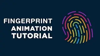 After Effects Tutorial - Fingerprint Animation Tutorial