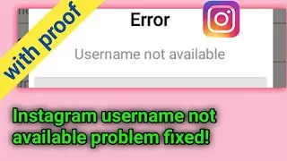 instagram username not available problem in hindi || instagram username not available problem solve