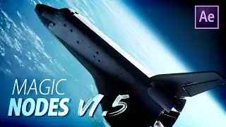Create a space scene with MAGIC NODES v1.5! | After Effects node compositing tutorial