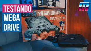 TESTANDO Meu Novo MEGADRIVE III | Com 30 Jogos Na Memória