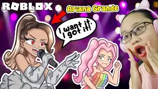 Roblox | Escape Ariana Grandes Concert Obby - I met Ariana Grande???