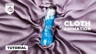 MAKE PRODUCT ANIMATION IN BLENDER 4.0 - ”CLOTH ANIMATION” - TUTORIAL