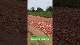 Дорога из кирпича #shorts #дорога #кирпичи #slaviklife #славиклайф #shortvideo #краснодар