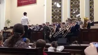 Духовой оркестр - ''Счастья вам друзья желаем в Боге''
