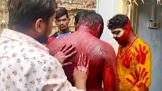 Potharaju Making | Potharaju Making Video of Balraj Nani Potraj at Old City Bonalu | Bonalu Festival