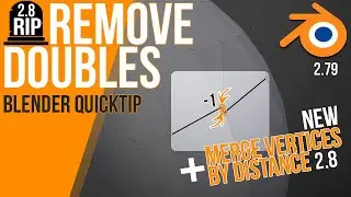 Where is Remove Doubles in Blender 2.8 & 2.79? ►► Merge by distance | Tutorial