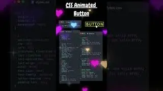 CSS Animated Button 😍😍 | Button Border Animation On Hover