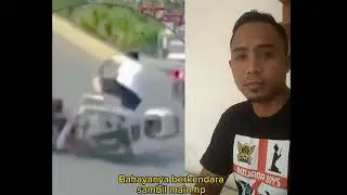 NGGA BAHAYA TAH // BERKENDARA SAMBIL MAIN HP