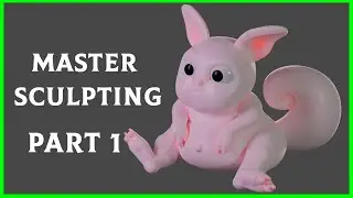Blender 2 9:  Sculpting Practice | Master Sculpting in Blender Exercise Part #1 | Base Mesh