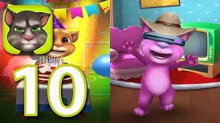 My Talking Tom - Walkthrough Gameplay Part 10 HD (iOS)