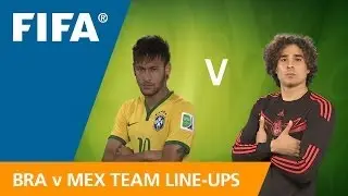 Brazil v. Mexico - Teams Announcement