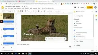 Inserting Narration into a Google Slide Show