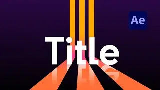 Stripes Title Intro Animation | After Effects Tutorial