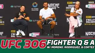 UFC 306 Fan Q&A w/ Brandon Moreno, Yair Rodriguez, and Tracy Cortez - MMA Fighting