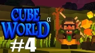 Cube World Gameplay - Potion Crafting & Leveling the Rogue