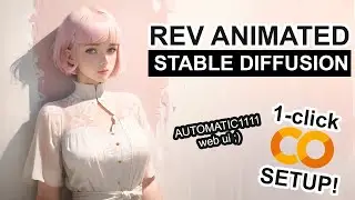 ReV Animated - Stable Diffusion 1-CLICK Google Colab Setup