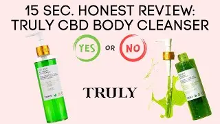 Truly Beauty CBD Jelly Anti Blemish Body Cleanser Honest Review | Ulta Body Wash Review