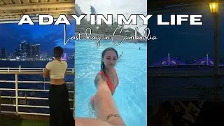 A Day In My Life In Cambodia | waterpark, night market, boat ride