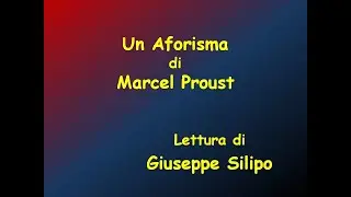 Un Aforisma di Marcel Proust