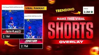 Make This Viral 🔥 Vertical Shorts Overlay | How to Make Shorts Overlay like 