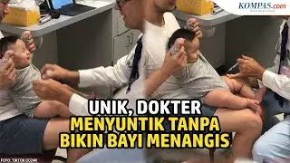 Viral Video Aksi Dokter Menyuntik Tanpa Buat Bayi Menangis