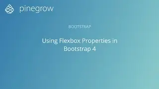 Flexbox - Bootstrap 4 in Pinegrow