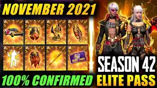 November Elite Pass Free Fire 2021 | Season 42 Elite Pass Free Fire | Next Elite Pass in Free Fire