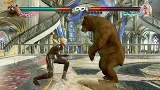 Tekken 7 Kuma Bearhug  Nina  blood vengence outfit 5 rounds