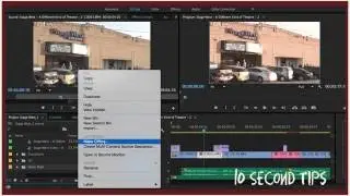 10 Second Tips: Import Footage by Project Tab in Premiere Pro CC