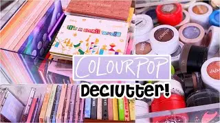 DECLUTTERING MY HUGE COLOURPOP COLLECTION!