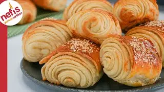BÜTÜN TEPSİ ANINDA BİTTİ 😮💯 Yumuşacık Tahinli Poğaça Tarifi