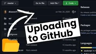 How to upload files/folders/projects on github | Upload Project folder on github | Live🔴