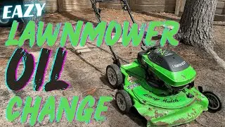 LAWNMOWER Oil Change • Easy Method