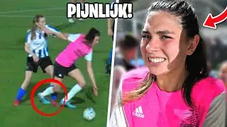 CELINE HARD AANGEPAKT TIJDENS VOETBALWEDSTRIJD! *CREATORS FC VLOG* #487