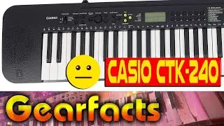 Casio CTK-240 keyboard: Same sounds as 30 years ago :/