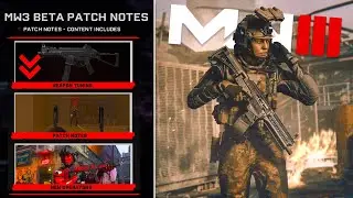 NEW MW3 BETA UPDATE PATCH NOTES! (Striker Nerf, Slide Delay & MORE!) - Modern Warfare 3 Update