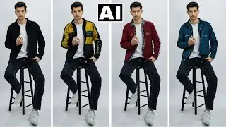 Swap Clothes Using Free AI Tool and Photoshop  - Replace Anything AI Tutorial