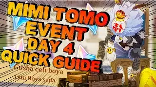 Mimi Tomo Event Day 4 Quick Guide | 60 Free Primogems Yet Again! | Genshin Impact