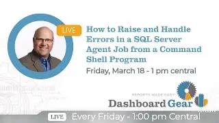 How to Raise and Handle Errors in a SQL Server Agent Job from a Command Shell Program